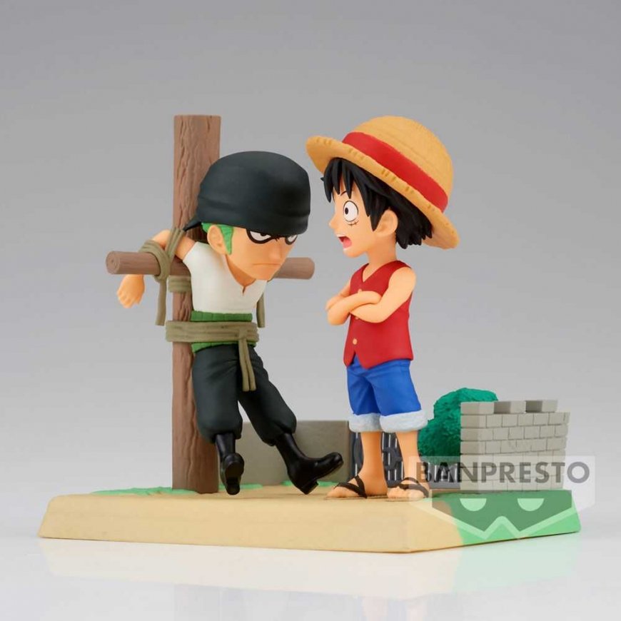Banpresto One Piece Log Stories Monkey D Luffy & Roronoa Zoro figure 7cm – 2