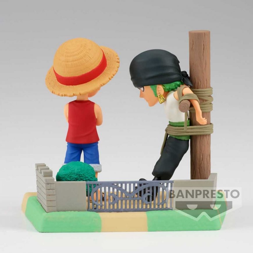 Banpresto One Piece Log Stories Monkey D Luffy & Roronoa Zoro -figuuri 7 cm – 3