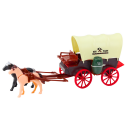 Lean Toys Cowboy Set with Western Wagon and Figures Lean Toys Cowboy Set with Western Wagon and Figures
