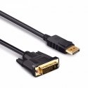 RoGer DPDVII18 DisplayPort - DVI-kaapeli 1,8 m / DVI-I 24+5 (Dual Link) RoGer DPDVII18 DisplayPort - DVI-kaapeli 1,8 m / DVI-I 24+5 (Dual Link)
