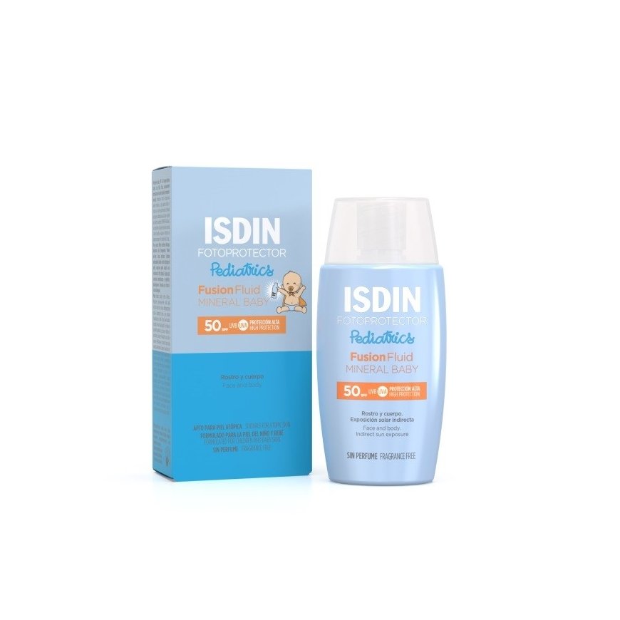 Isdin BABY FLUID mineraali SPF50+ VALOKAUPPA 50 ml