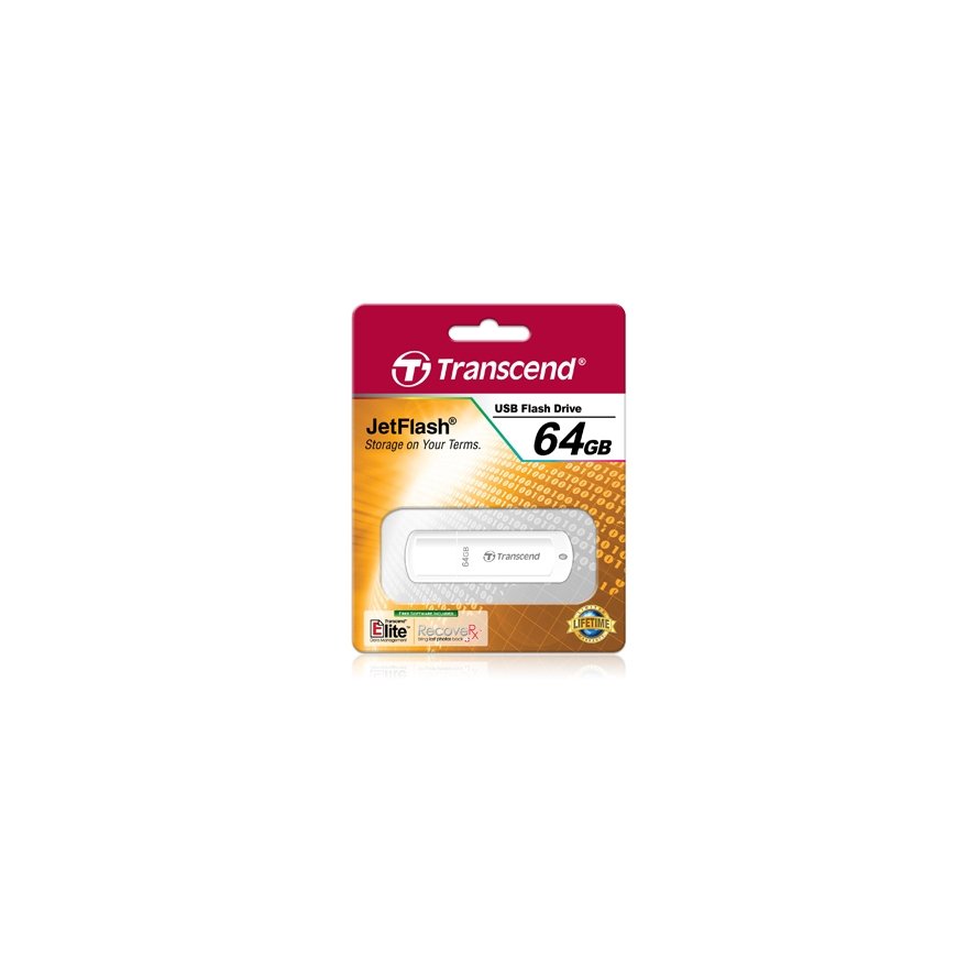 Transcend JetFlash elite 64GB JetFlash 370 USB zibatmiņa USB Type-A 2.0 Balts – 2