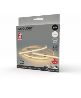 LED lente 10W 12V 4000K COB IP20 5m Eurolight