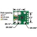 ACS711EX current sensor, from -31A to 31A, Pololu 2453 ACS711EX current sensor, from -31A to 31A, Pololu 2453
