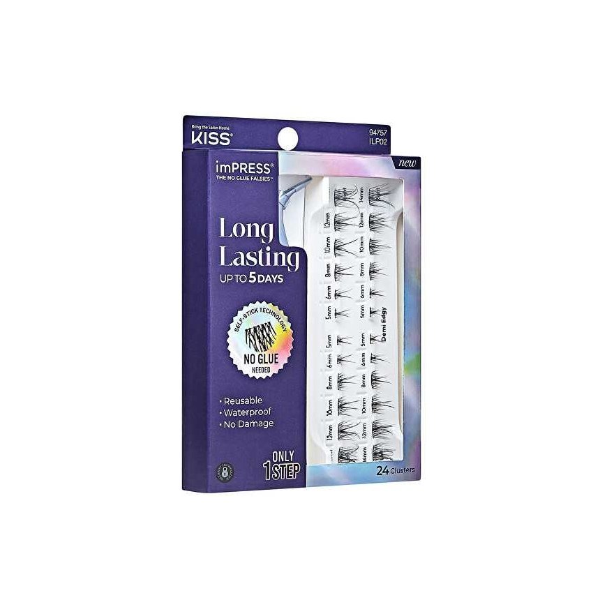 KISS ImPRESS (press-on long-lasting) artificial eyelashes 02 – 3