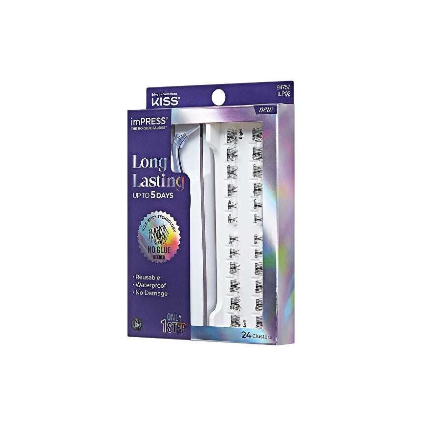 KISS ImPRESS (press-on long-lasting) artificial eyelashes 02 – 4
