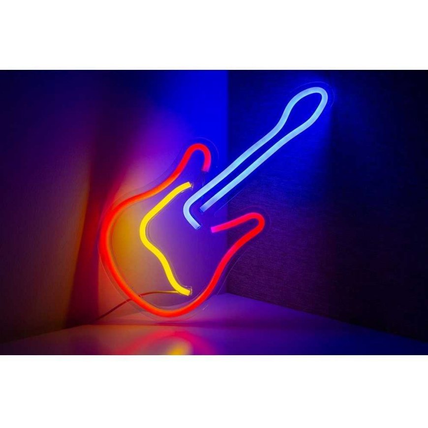 Oem Neoninis LED un USB - ģitāras modelis – 4