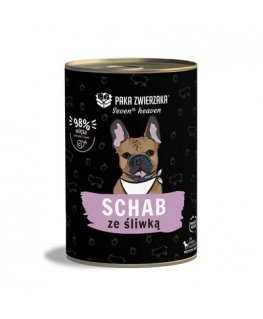 PAKA ZWIERZAKA Seventh Heaven Pork with plum - wet dog food - 400g