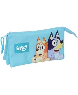 Safta Bluey trigubas pieštukų dėklas