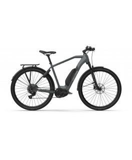 Helkama SE electric bike, 52 cm, 10-speed, dark gray