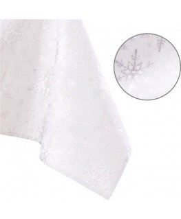 AmeliaHome TCLOTH/AH/WHITECHCRISTMAS/HMD/Silver/140X400