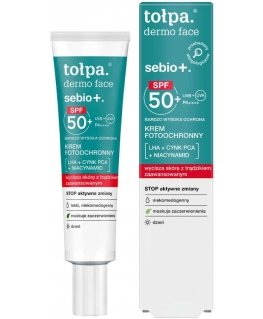 TOŁPA Dermo Face sebio+ Солнцезащитный крем SPF 50+ 40 мл