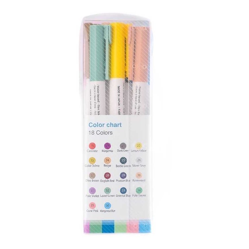 MARVY brush tip markers Artist 1100-18B, 18 pcs. – 2
