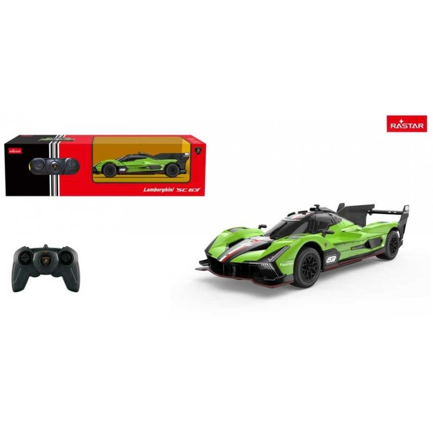 RASTAR R/C 1:24 valdomas automodelis Lamborghini SC63, 10160 – 3