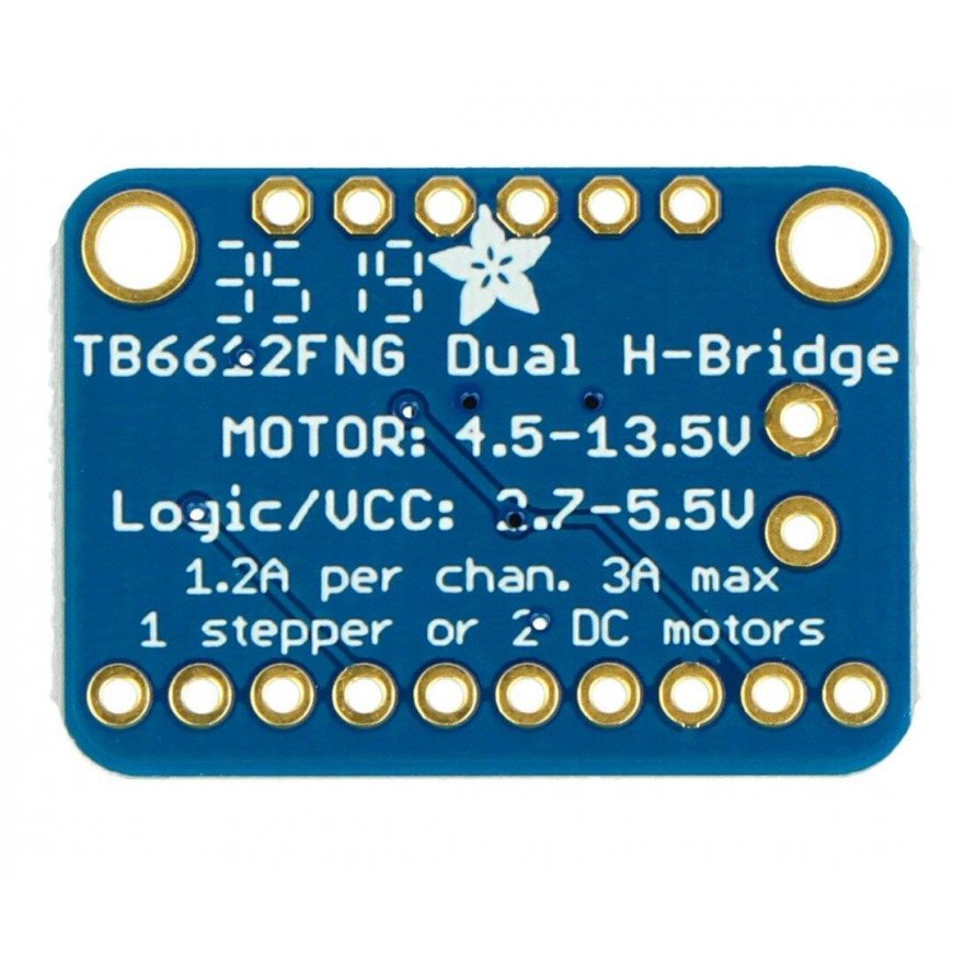 TB6612, kahekanaline 13.5V / 1.2A mootori juhtimisseade pistikutega, Adafruit 2448 – 4