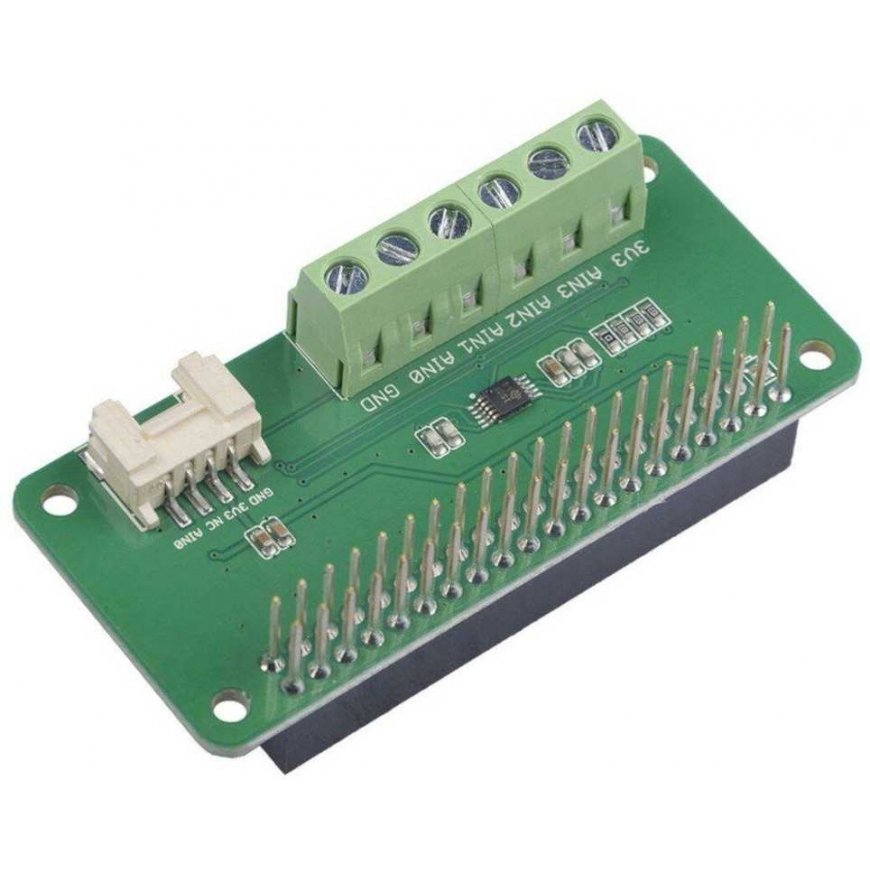 Seeed Studio Grove ADS1115, 4 kanaliga 16-bitine ADC, mõeldud Raspberry Pi-le, Seeedstudio 103030279