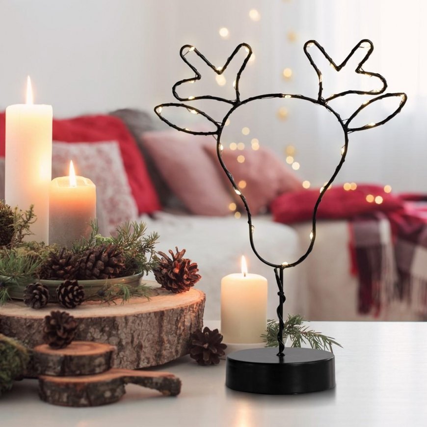 DecoKing LEDDECO/LUNA/REINDEER/WWH/30LEDS – 3