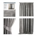 Öö kardin AmeliaHome VELVET 140X270 cm, 1 tk, riba/konksud, värv: hõbedane Öö kardin AmeliaHome VELVET 140X270 cm, 1 tk, riba/konksud, värv: hõbedane