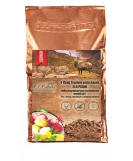 O'CANIS Hirved millega, kartulite ja punase peediga - kuiv koeratoit - 1,5kg