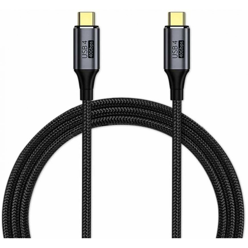 PREMIUMCORD USB4™ Gen 3x2 -kaapeli 40Gbps 8K@60Hz 240W Thunderbolt 3 -kaapeli 0,3m