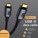 PREMIUMCORD USB4™ Gen 3x2 40Gbps 8K@60Hz 240W Thunderbolt 3 kaabel 0,3m PREMIUMCORD USB4™ Gen 3x2 40Gbps 8K@60Hz 240W Thunderbolt 3 kaabel 0,3m