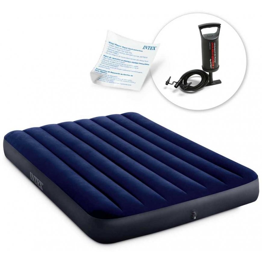 Gaisa matracis 191x137x25 cm ar sūkni INTEX 64758 – 2