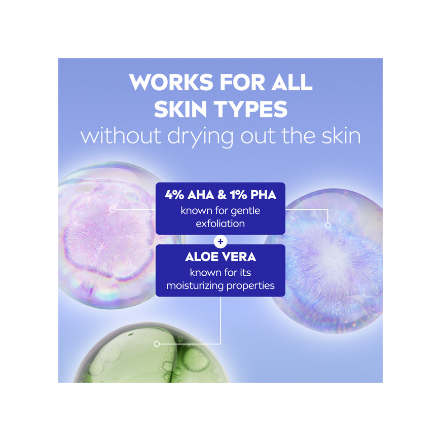Nivea Luminous Skin Glow Liquid Refiner - hajusteeton kuorinta - 100 ml – 4