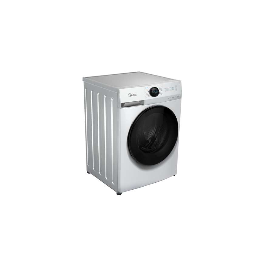 Midea Washing Machine with Dryer | MF200D80WB/W-HR | Energy efficiency class A/E | Front loading | Washing capacity 8kg | 1400 R – 5