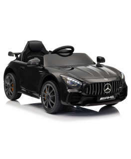 Lean Cars Musta Mercedes GTR akkuauto lapsille