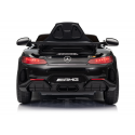 Lean Cars Juodas Mercedes GTR akumuliatoriskais automobilis bērniem Lean Cars Juodas Mercedes GTR akumuliatoriskais automobilis bērniem