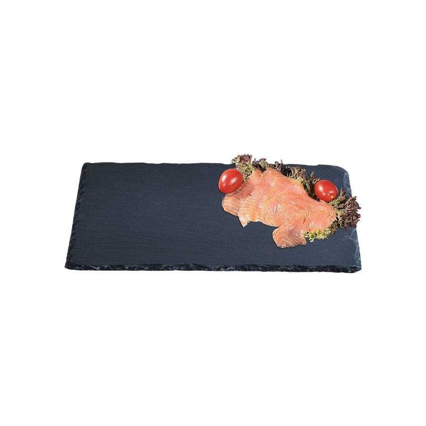 Kodin sisustuskokoelma Akasia-puun tarjoilualusta metallikahvoilla, 40 x 15 x 5 cm