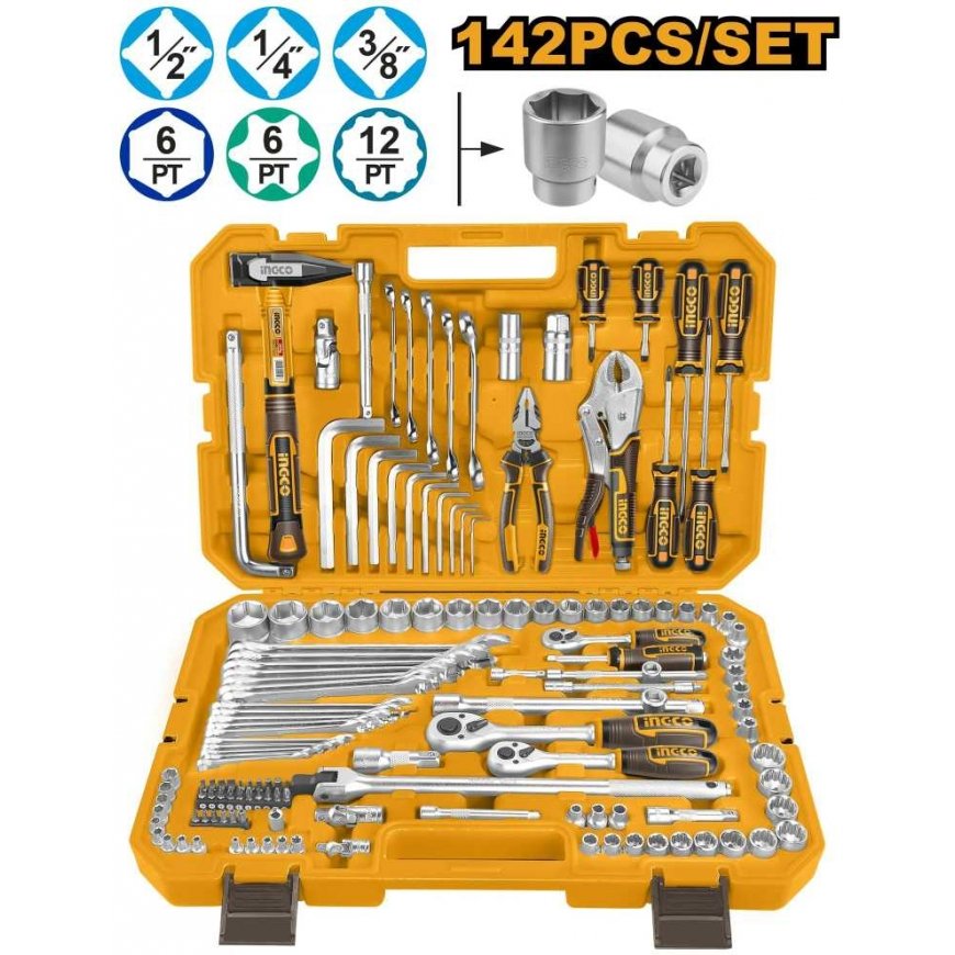 Ingco HKTHP21421 Tool set 142pcs in case – 2