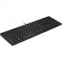 Hewlett Packard (HP) HP 125 G2 Tastatūra ar USB savienojumu ar vadu, sanitizējama, Copilot taustiņš - Melns - ASV ENG Hewlett Packard (HP) HP 125 G2 Tastatūra ar USB savienojumu ar vadu, sanitizējama, Copilot taustiņš - Melns - ASV ENG