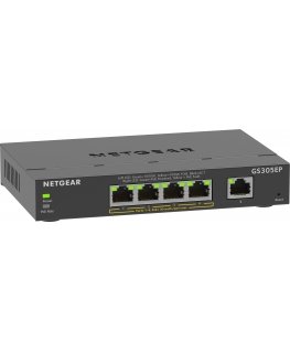 NETGEAR 5-Port Gigabit Ethernet PoE+ Plus Switch (GS305EP)