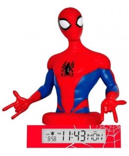 Vaikų Euroswan Ispanija *****Spiderman naktinė lemputė 3D su žadintuvu 86512