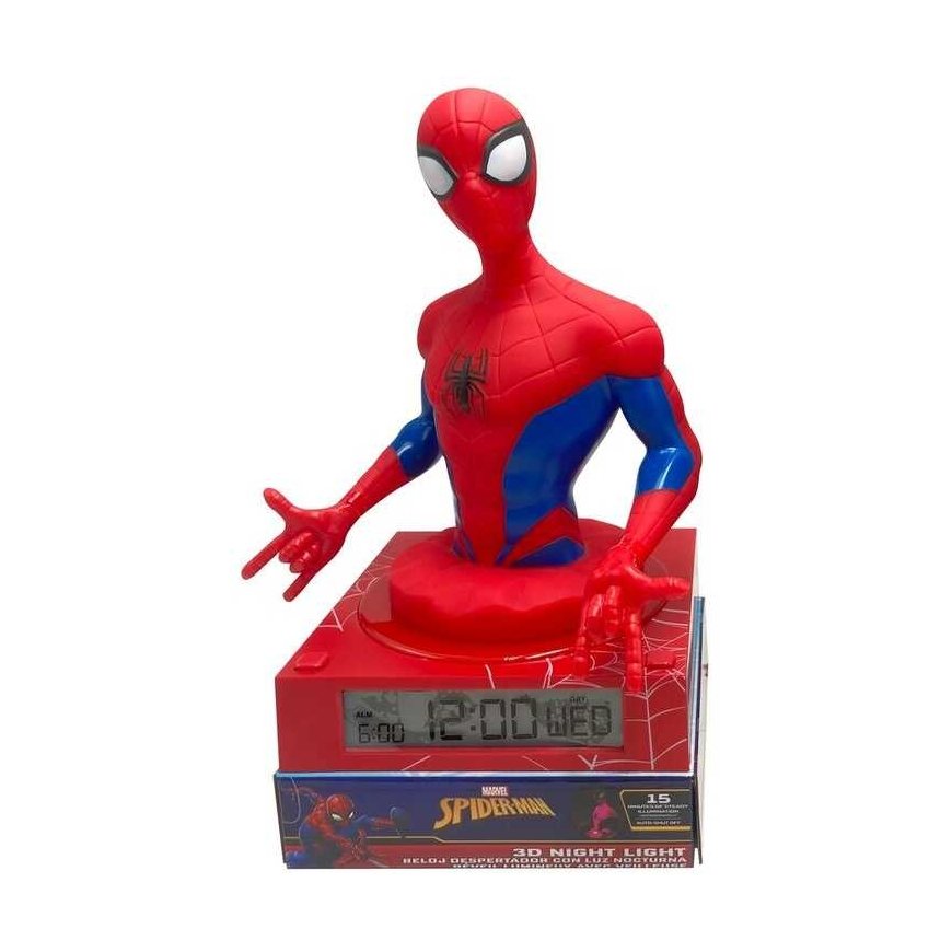 Laste Euroswan Hispaania *****Spiderman öölamp 3D äratuskelliga 86512 – 2