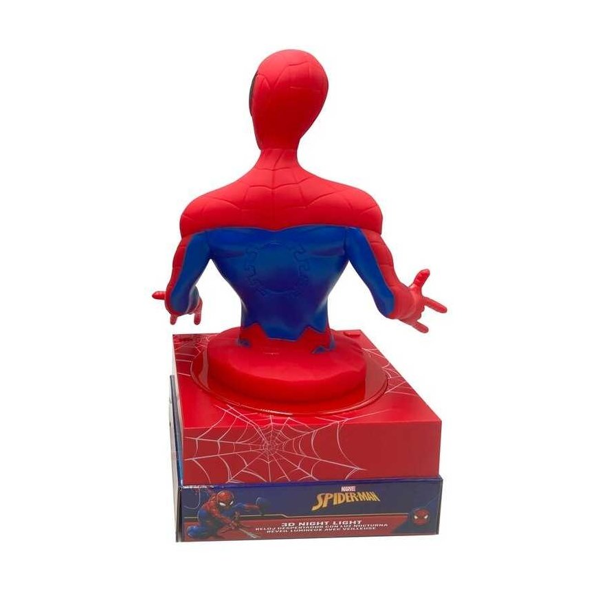 Laste Euroswan Hispaania *****Spiderman öölamp 3D äratuskelliga 86512 – 3