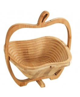 Maximex Bamboo Puuviljakorv, Ø 22,5 x 30 cm, bambus