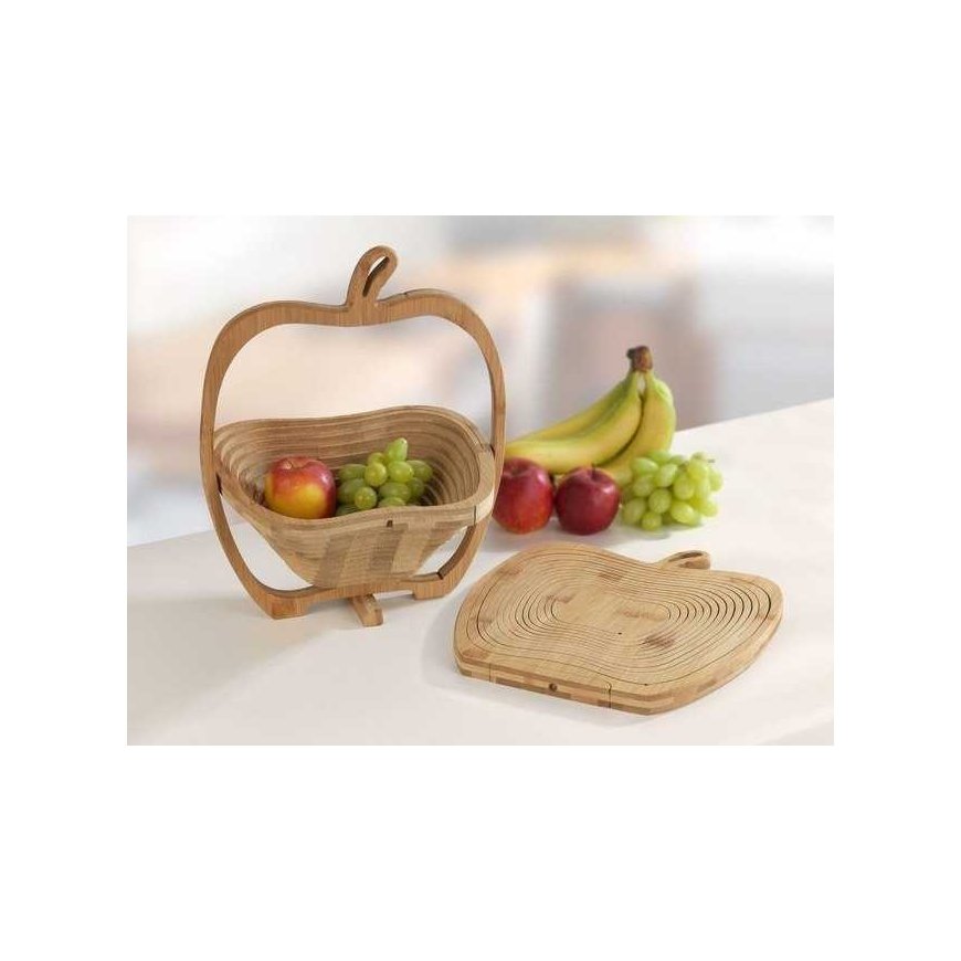 Maximex Bamboo Puuviljakorv, Ø 22,5 x 30 cm, bambus – 2