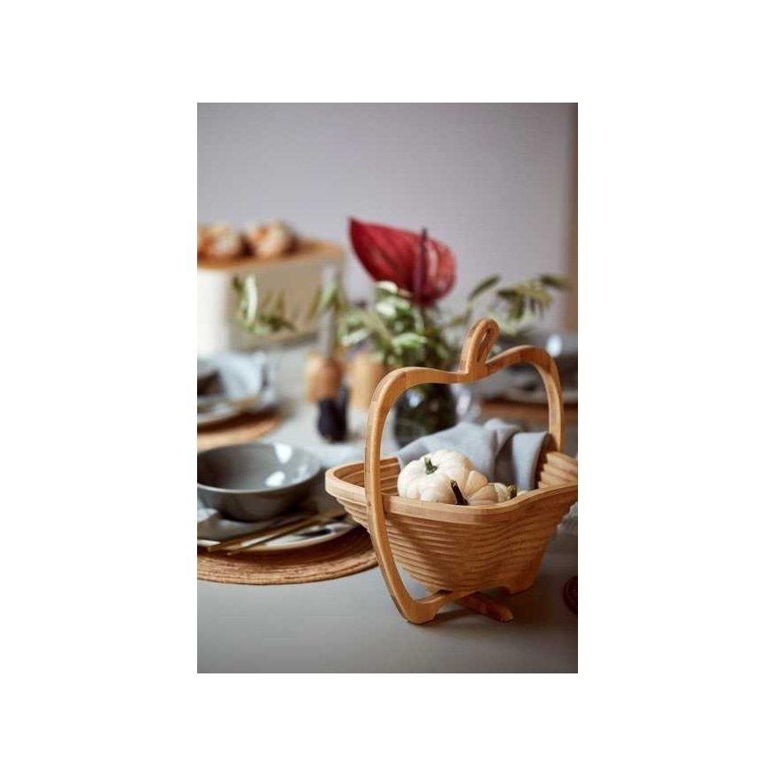 Maximex Bamboo Fruit Basket, Ø 22.5 x 30 cm, bamboo – 3