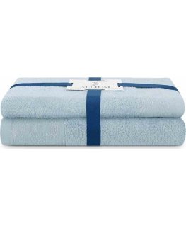 AmeliaHome Towel Set, 100% cotton, 70x130 cm (1 pc), 50x90 cm (1 pc)