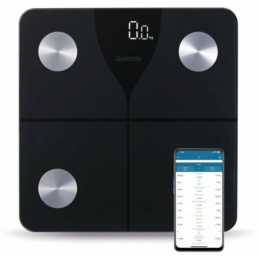 Evolveo Salente SlimFit -vaaka, musta – 2