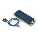 LCD1602 I2C ekrāns 2x16 simboli, krāsains, RGB apgaismojums, Waveshare 19537 LCD1602 I2C ekrāns 2x16 simboli, krāsains, RGB apgaismojums, Waveshare 19537