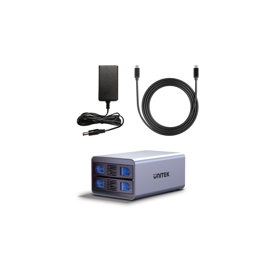 Unitek SATA 2.5''/3.5'' HDD/SSD 40TB korpusas – 2