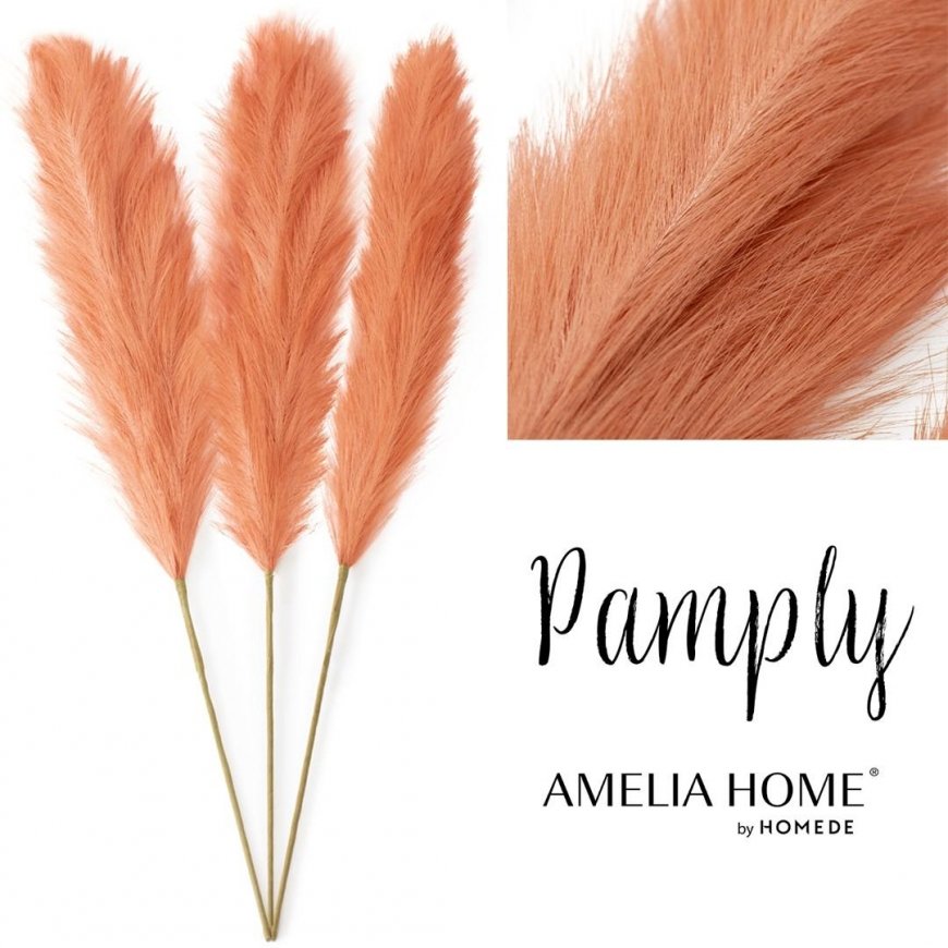 Artificial pampas grass AmeliaHome PAMPLY, 110 cm, 3 pcs. color: peach – 2
