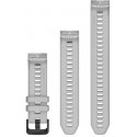 Išmaniojo laikrodžio Garmin Instinct 2S silikoninis dirželis, pilkos spalvos, 20mm Išmaniojo laikrodžio Garmin Instinct 2S silikoninis dirželis, pilkos spalvos, 20mm