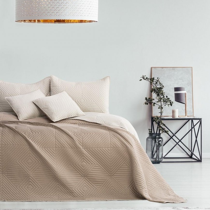 Dvipoolne voodipesu AmeliaHome SOFTA 220 x 240 cm, värv: liiv/kaputsiin – 4