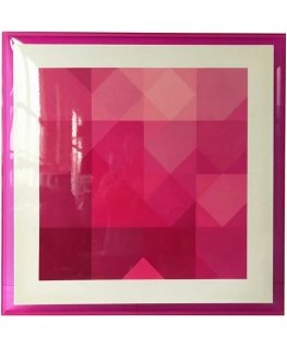 Kunsti seinamaaling WALLY 80x80cm, roosa, akrüül