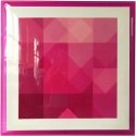 Kunsti seinamaaling WALLY 80x80cm, roosa, akrüül Kunsti seinamaaling WALLY 80x80cm, roosa, akrüül