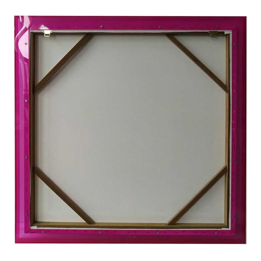 TAIDE Seinäteline WALLY 80x80cm, vaaleanpunainen, akryyli – 3